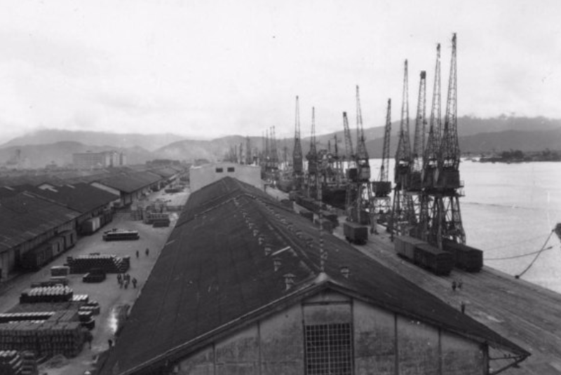 Porto de Santos 1958